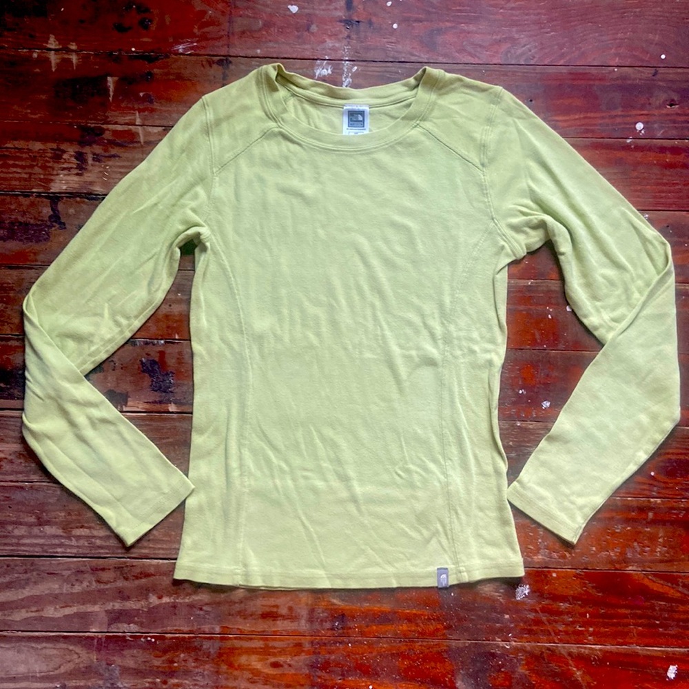The North Face Olive Green Cotton Tee Size Small